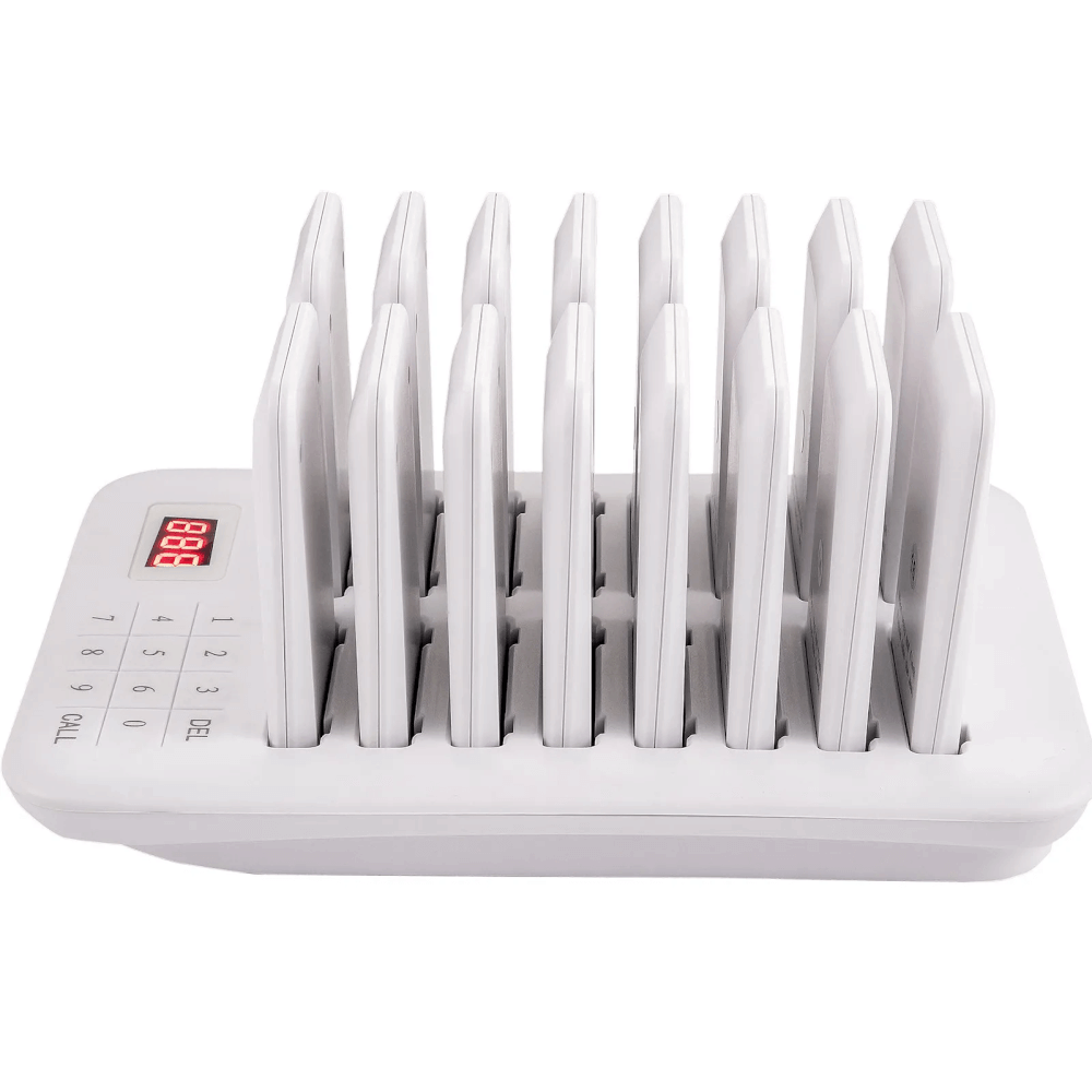 เครื่องเรียกคิวไร้สาย WORREX จำนวน 16 คิว รุ่น W-BCT6912 สีขาว_2